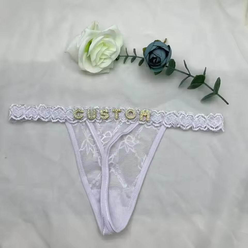Personalized thong