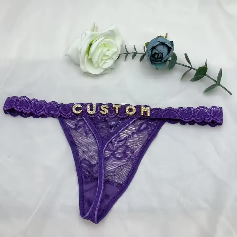 Personalized thong