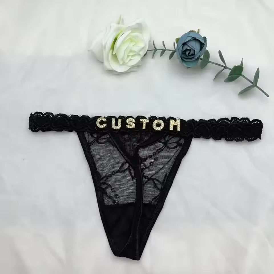 Personalized thong