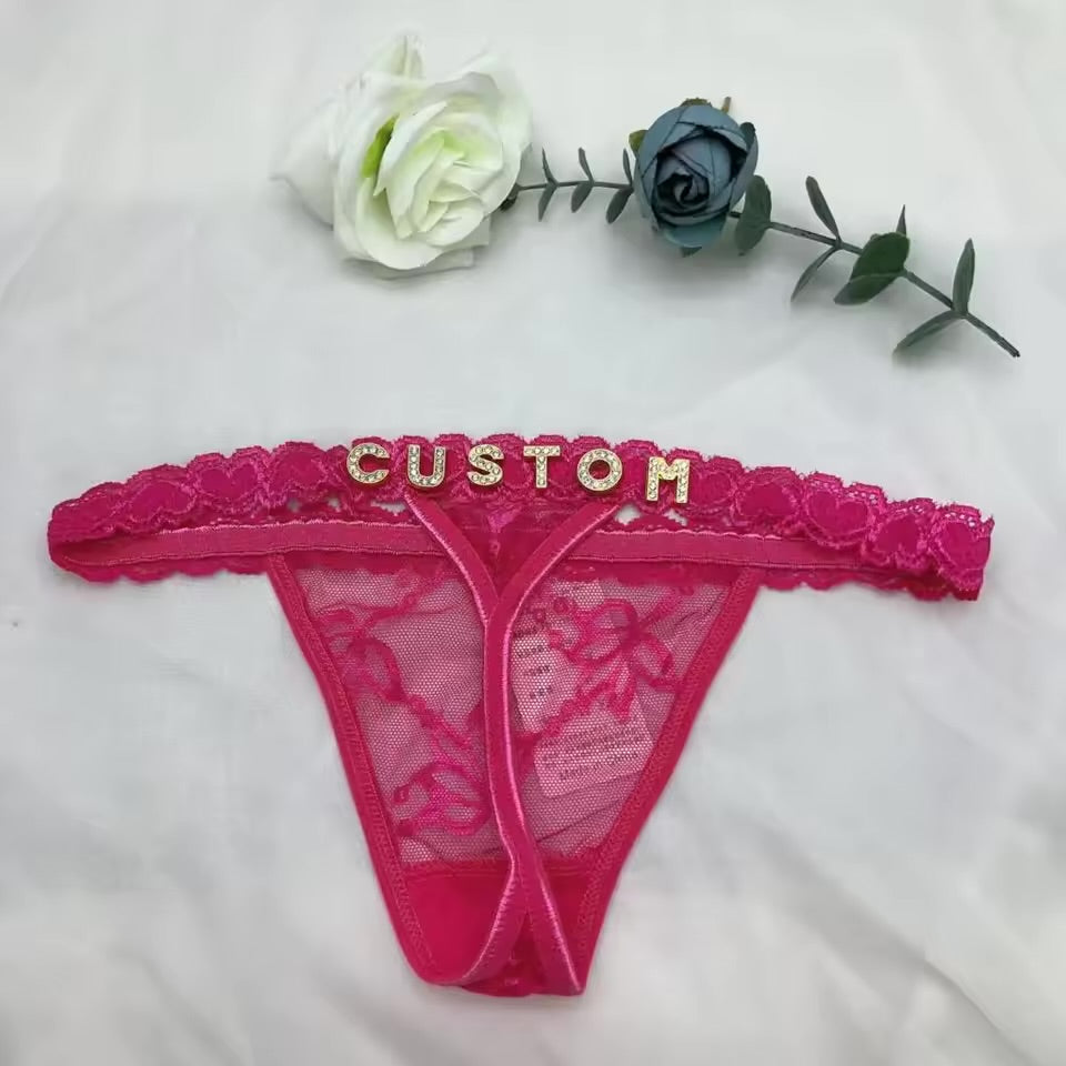 Personalized thong