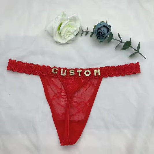 Personalized thong